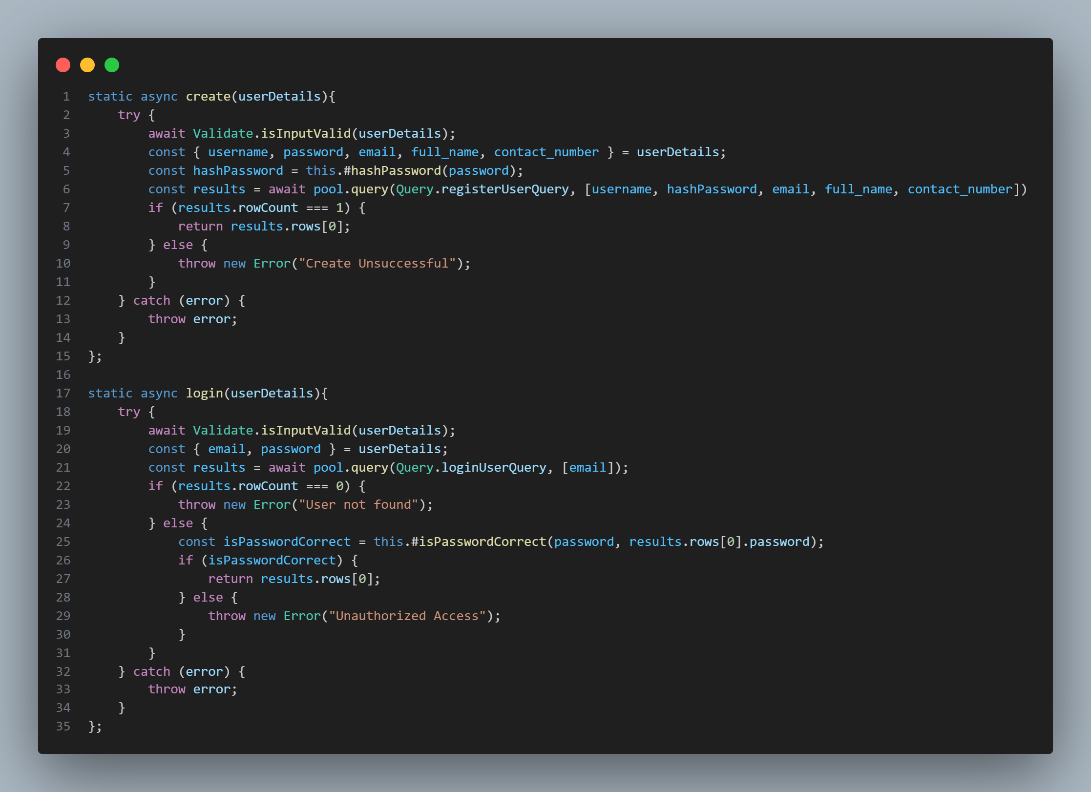 PostgreSQL api images